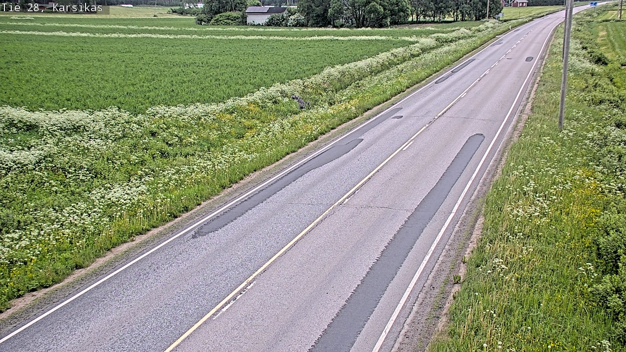 Kelikamerat Kuva Tie 28 Haapavesi, Karsikas, Haapavesi, Pohjois-Pohjanmaa