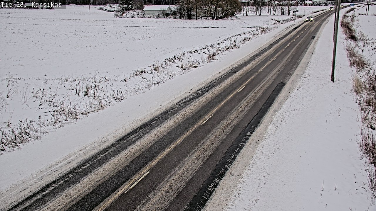 Weather Camera Image Road 28 Haapavesi, Karsikas, Haapavesi, Pohjois-Pohjanmaa