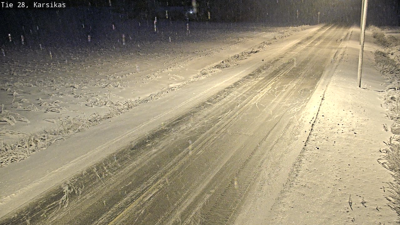 Kelikamerat Kuva Tie 28 Haapavesi, Karsikas, Haapavesi, Pohjois-Pohjanmaa