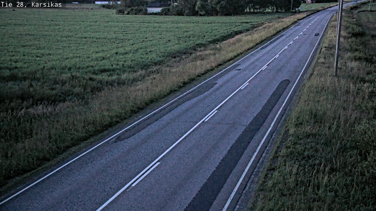 Kelikamerat Kuva Tie 28 Haapavesi, Karsikas, Haapavesi, Pohjois-Pohjanmaa