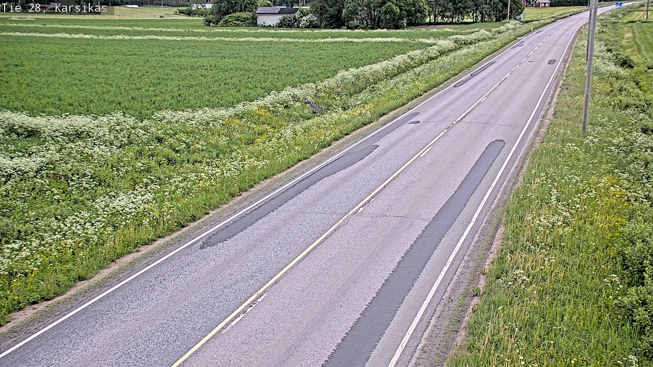 Kelikamerat Kuva Tie 28 Haapavesi, Karsikas, Haapavesi, Pohjois-Pohjanmaa