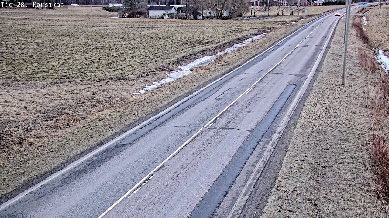 Weather Camera Image Road 28 Haapavesi, Karsikas, Haapavesi, Pohjois-Pohjanmaa