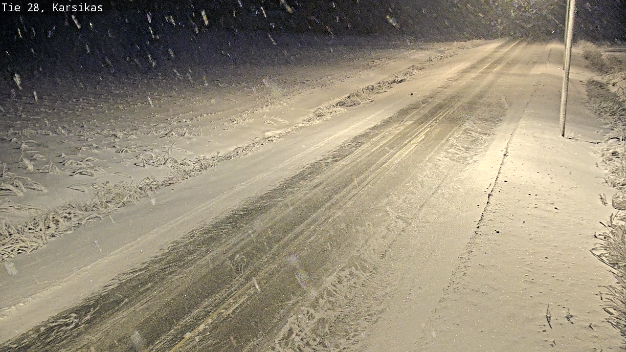 Kelikamerat Kuva Tie 28 Haapavesi, Karsikas, Haapavesi, Pohjois-Pohjanmaa