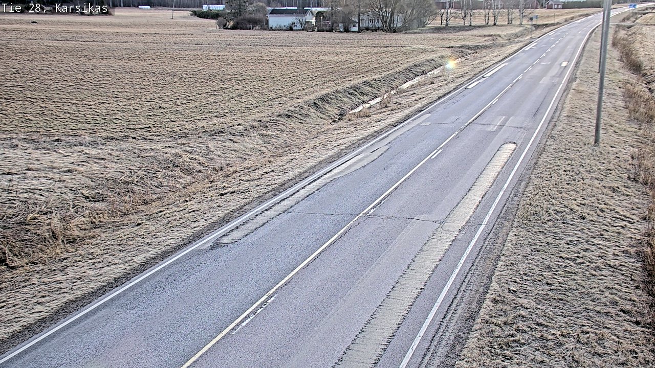 Weather Camera Image Väg 28 Haapavesi, Karsikas, Haapavesi, Pohjois-Pohjanmaa