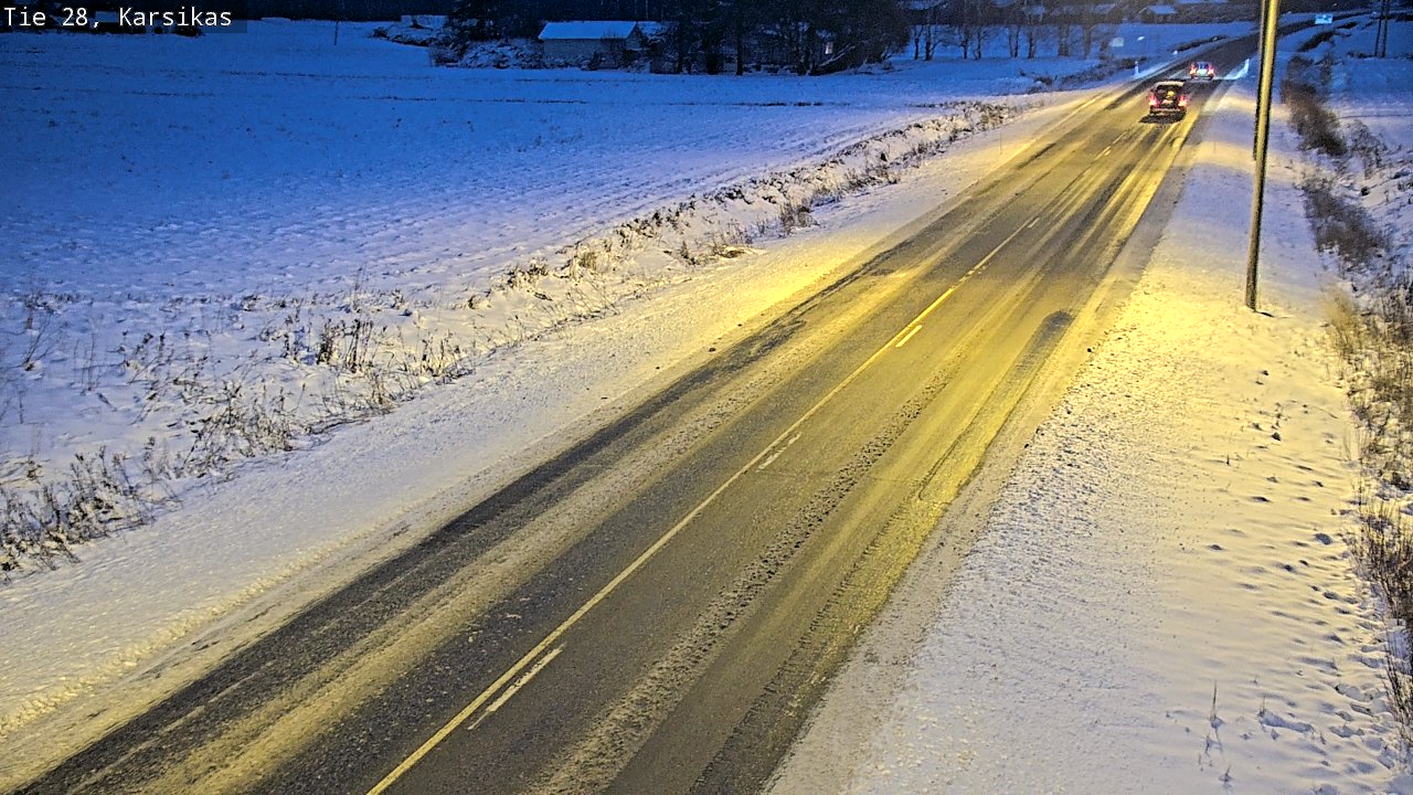 Weather Camera Image Road 28 Haapavesi, Karsikas, Haapavesi, Pohjois-Pohjanmaa