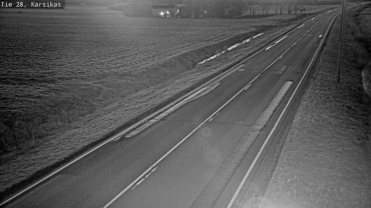 Weather Camera Image Väg 28 Haapavesi, Karsikas, Haapavesi, Pohjois-Pohjanmaa