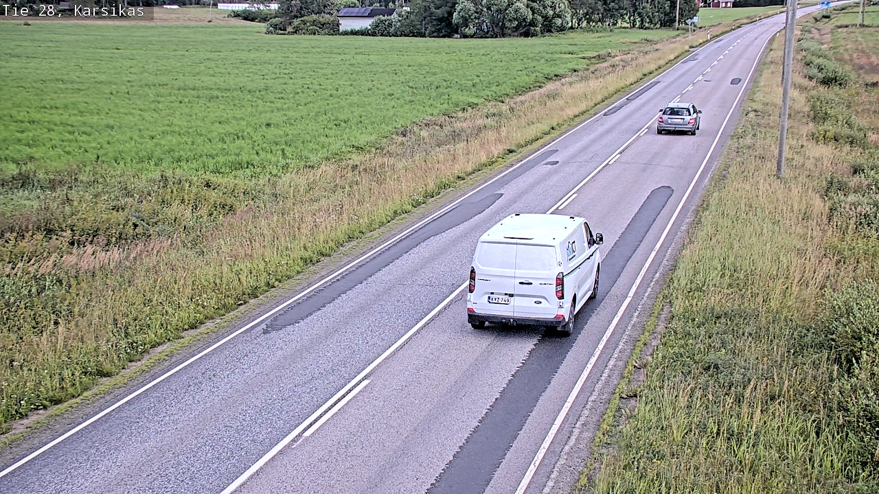 Kelikamerat Kuva Tie 28 Haapavesi, Karsikas, Haapavesi, Pohjois-Pohjanmaa