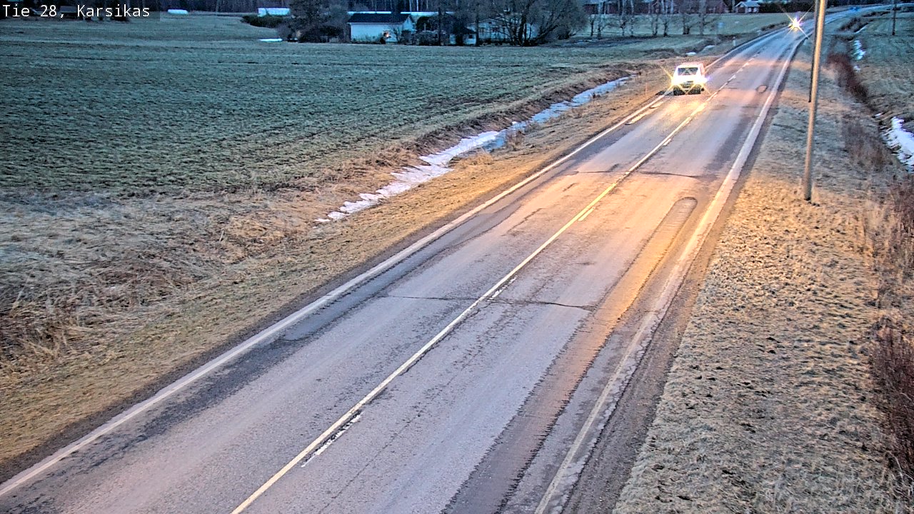 Weather Camera Image Road 28 Haapavesi, Karsikas, Haapavesi, Pohjois-Pohjanmaa