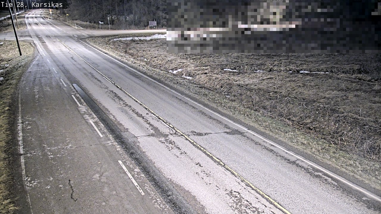 Kelikamerat Kuva Tie 28 Haapavesi, Karsikas, Haapavesi, Pohjois-Pohjanmaa