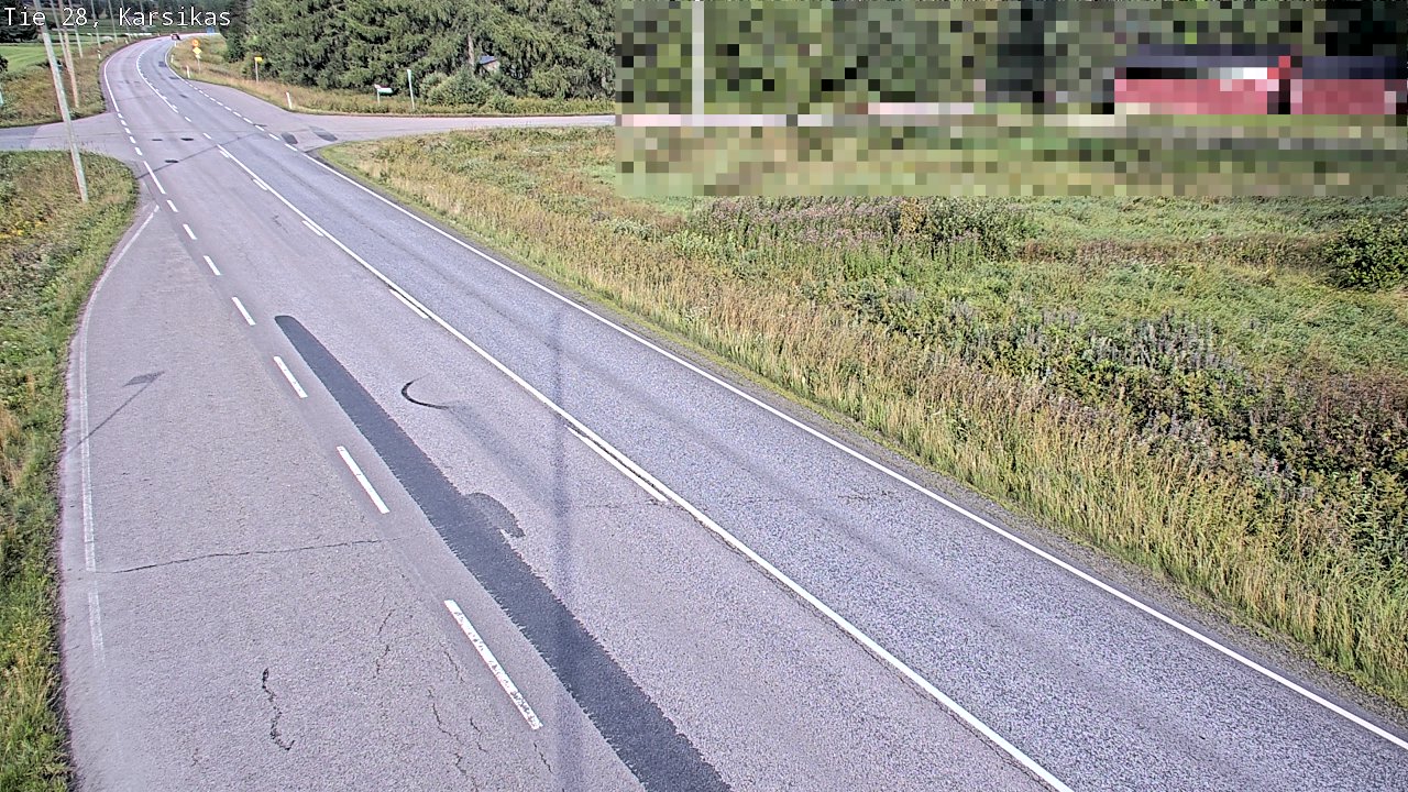 Weather Camera Image Road 28 Haapavesi, Karsikas, Haapavesi, Pohjois-Pohjanmaa