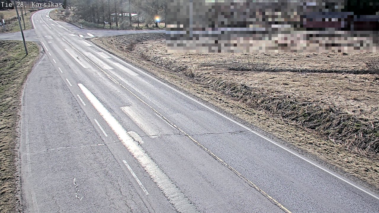 Weather Camera Image Väg 28 Haapavesi, Karsikas, Haapavesi, Pohjois-Pohjanmaa
