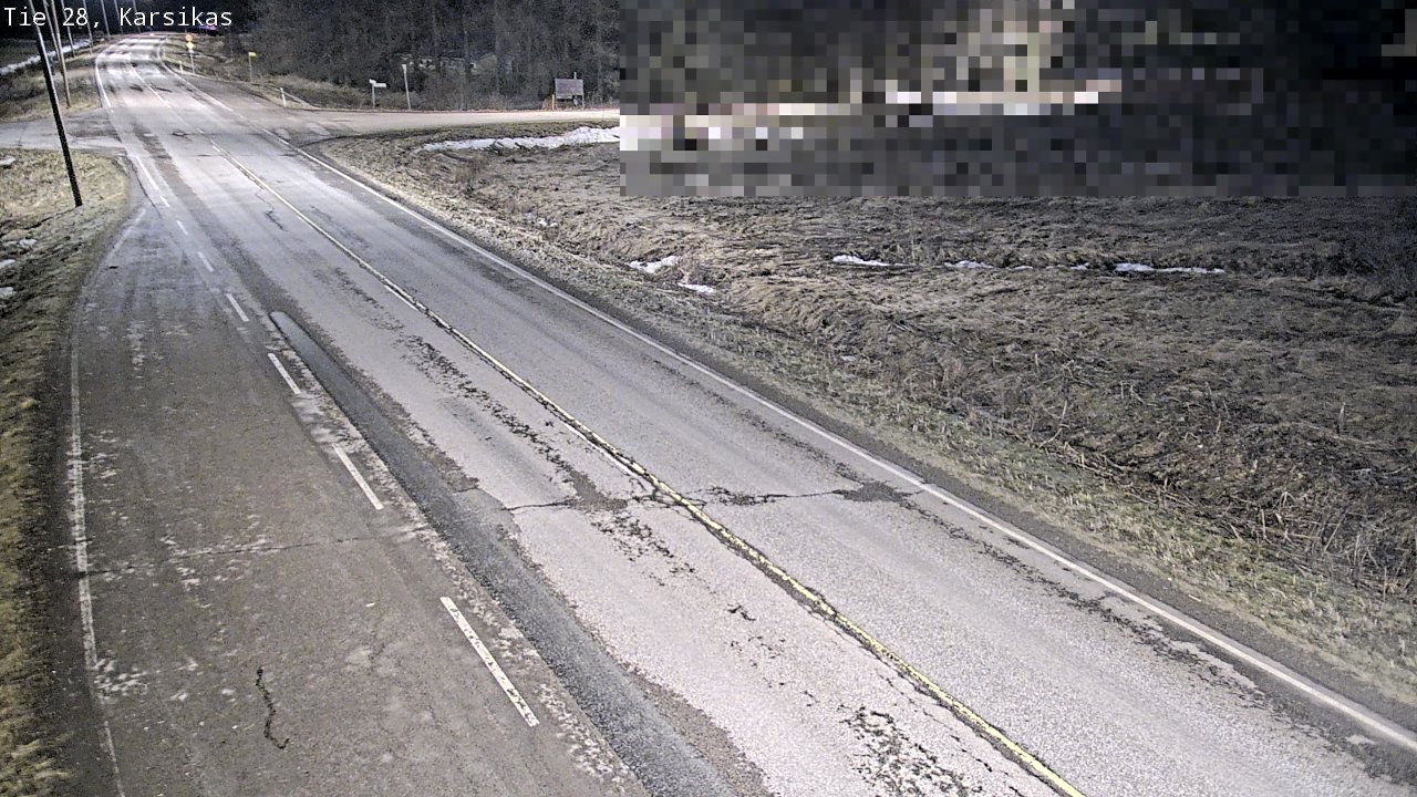 Kelikamerat Kuva Tie 28 Haapavesi, Karsikas, Haapavesi, Pohjois-Pohjanmaa