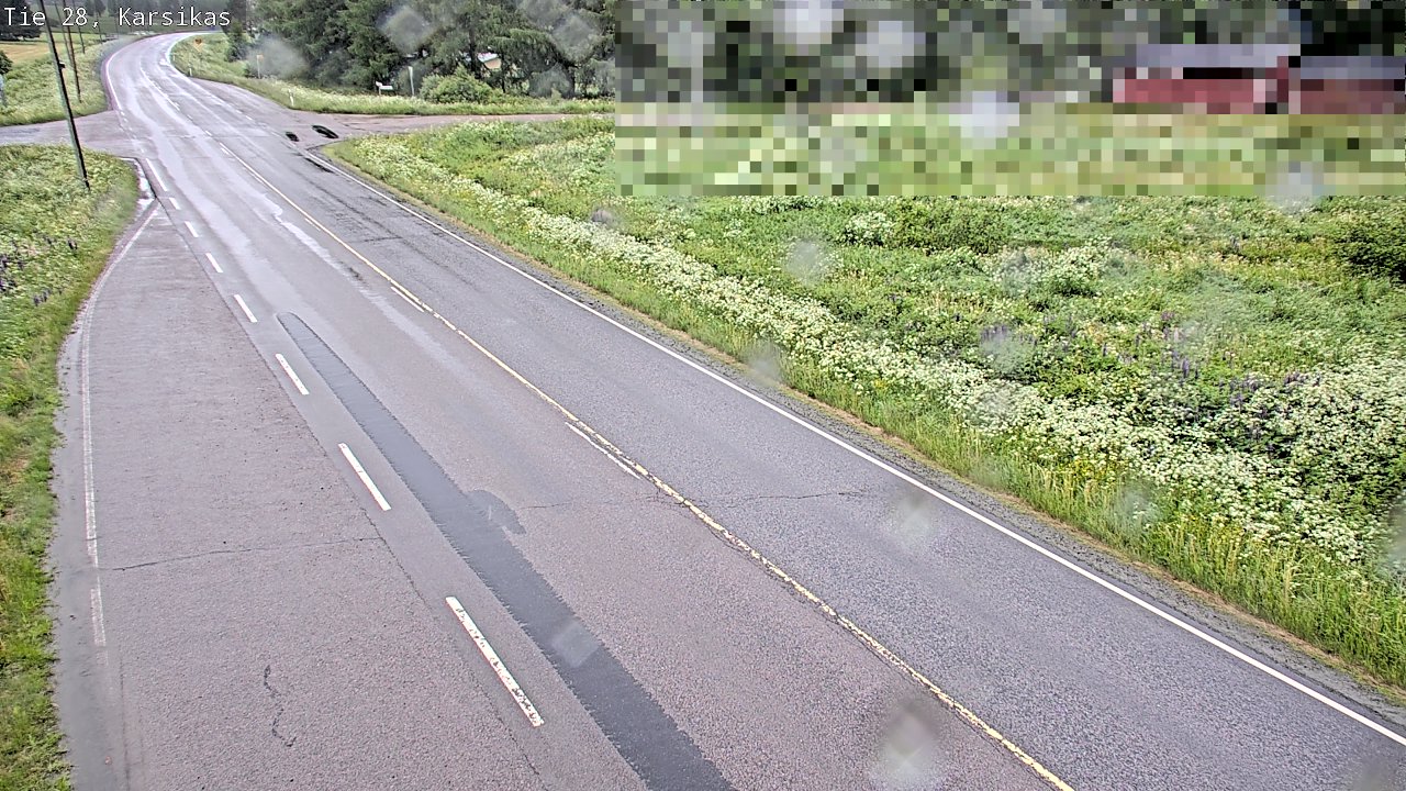 Weather Camera Image Road 28 Haapavesi, Karsikas, Haapavesi, Pohjois-Pohjanmaa