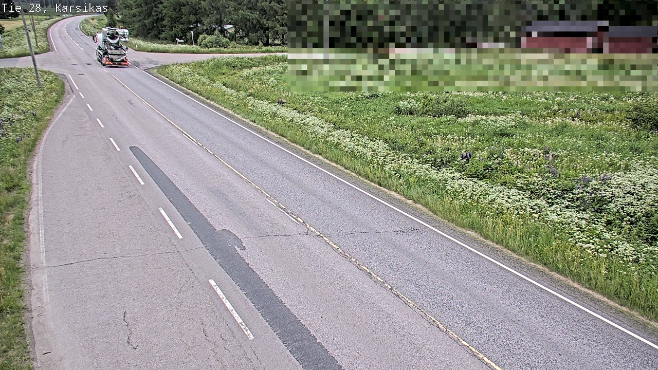 Kelikamerat Kuva Tie 28 Haapavesi, Karsikas, Haapavesi, Pohjois-Pohjanmaa