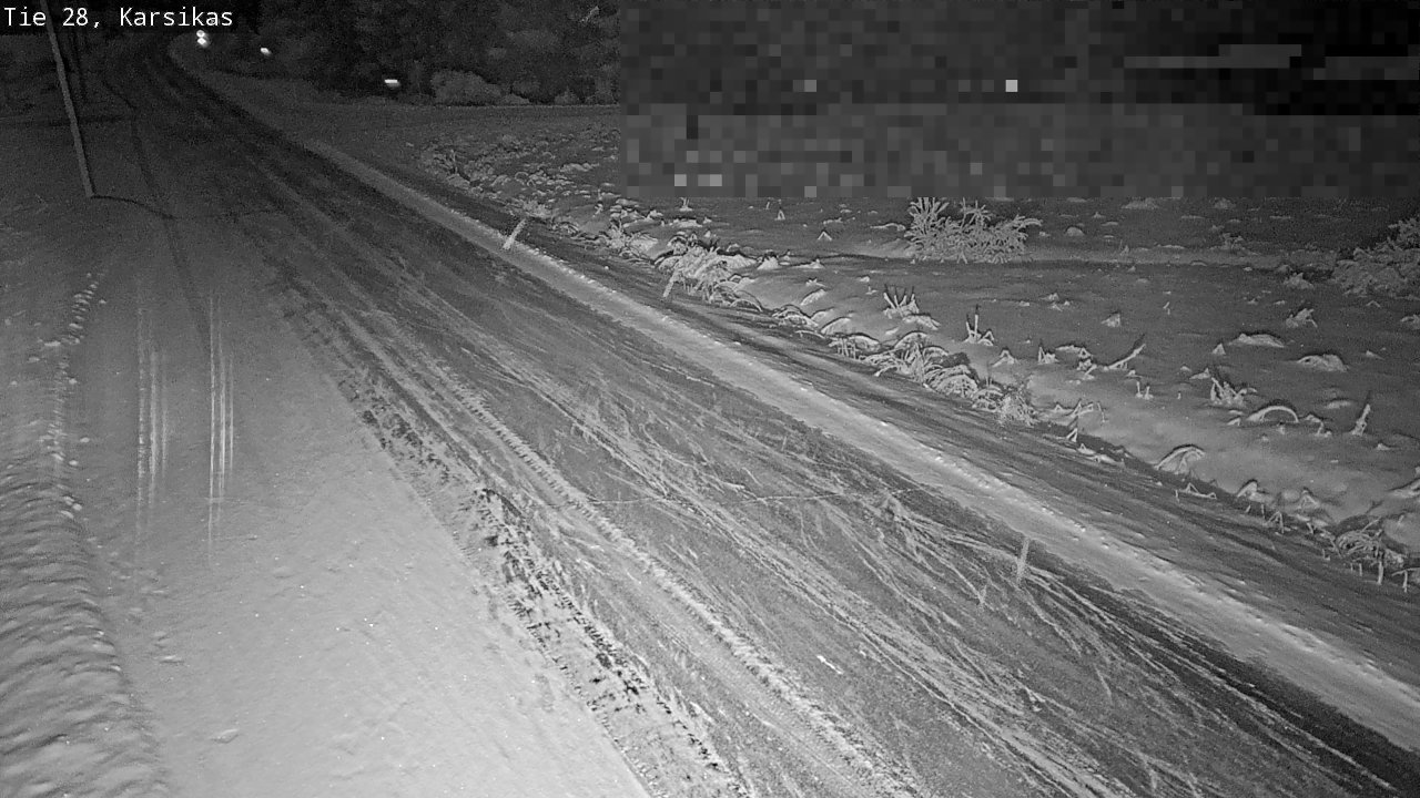 Weather Camera Image Road 28 Haapavesi, Karsikas, Haapavesi, Pohjois-Pohjanmaa