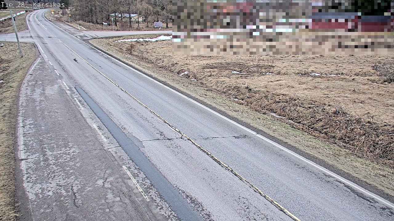 Weather Camera Image Väg 28 Haapavesi, Karsikas, Haapavesi, Pohjois-Pohjanmaa