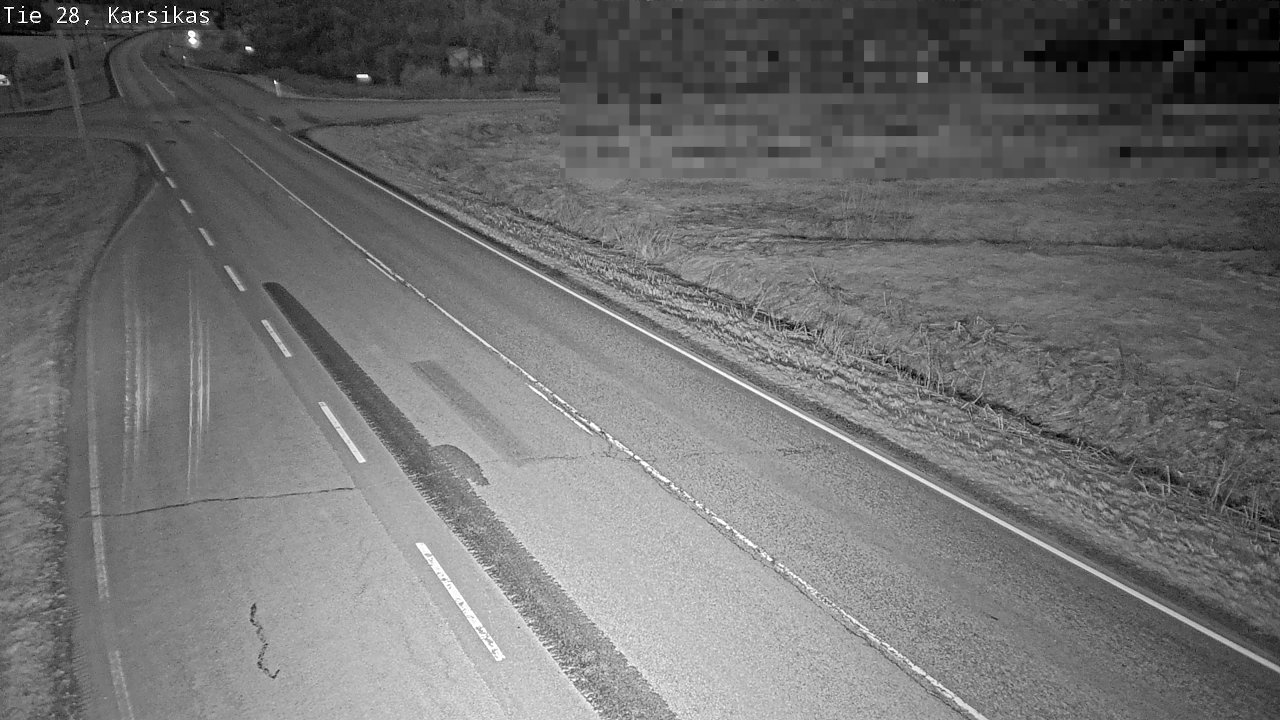 Weather Camera Image Road 28 Haapavesi, Karsikas, Haapavesi, Pohjois-Pohjanmaa