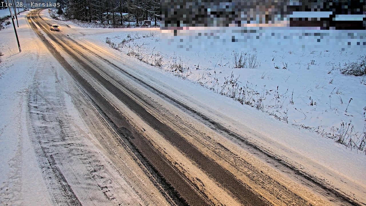 Weather Camera Image Road 28 Haapavesi, Karsikas, Haapavesi, Pohjois-Pohjanmaa
