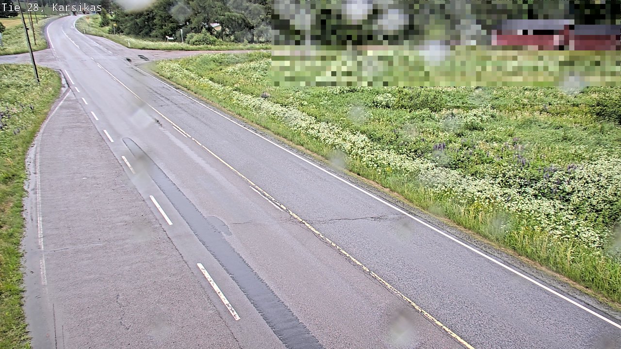 Weather Camera Image Road 28 Haapavesi, Karsikas, Haapavesi, Pohjois-Pohjanmaa
