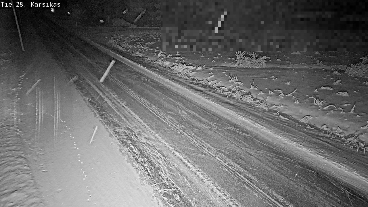 Weather Camera Image Road 28 Haapavesi, Karsikas, Haapavesi, Pohjois-Pohjanmaa