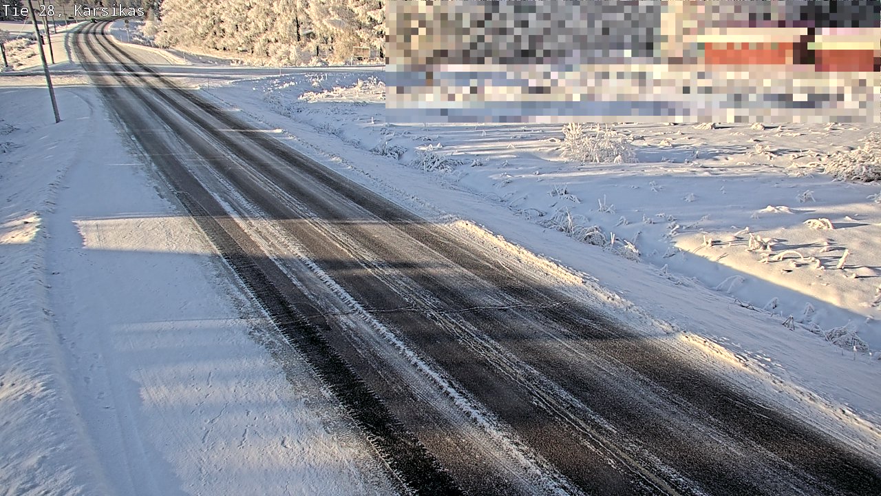 Weather Camera Image Road 28 Haapavesi, Karsikas, Haapavesi, Pohjois-Pohjanmaa