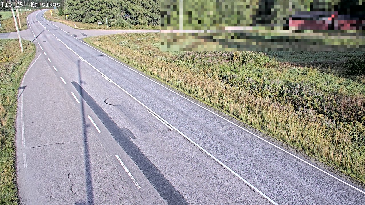 Weather Camera Image Road 28 Haapavesi, Karsikas, Haapavesi, Pohjois-Pohjanmaa