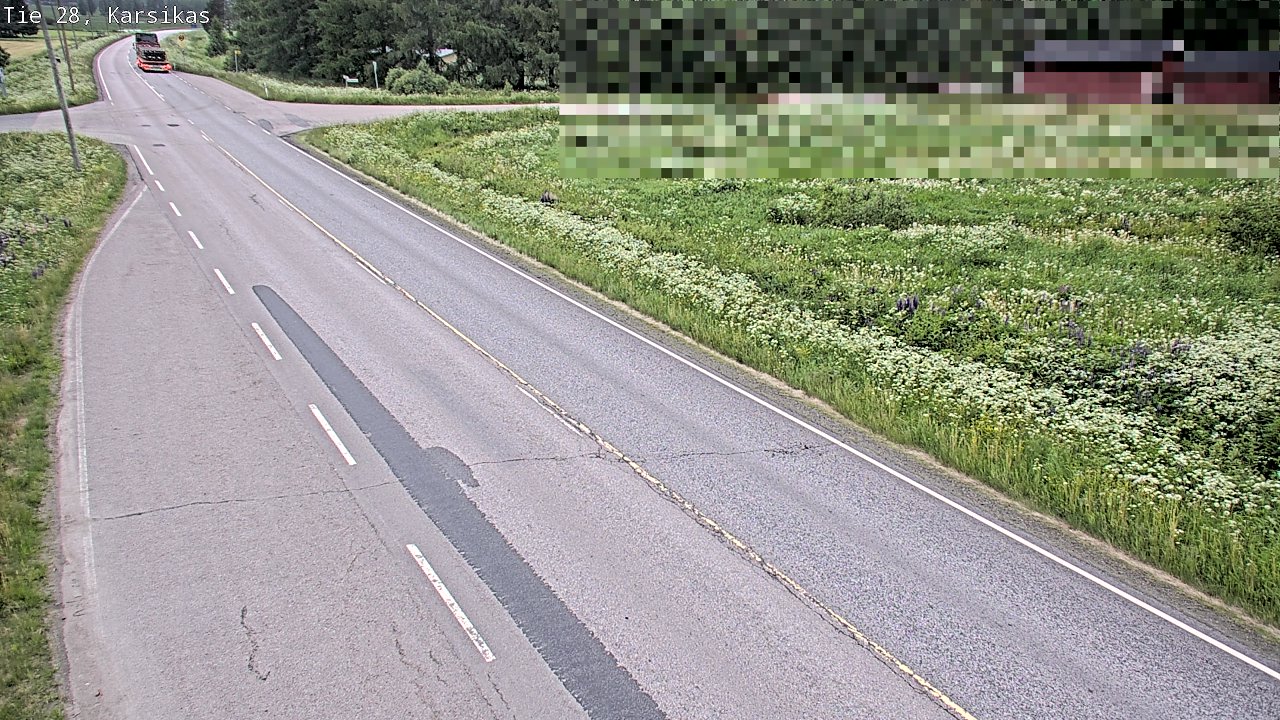 Kelikamerat Kuva Tie 28 Haapavesi, Karsikas, Haapavesi, Pohjois-Pohjanmaa