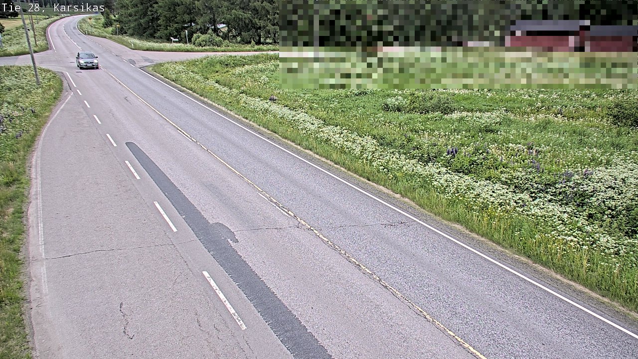 Kelikamerat Kuva Tie 28 Haapavesi, Karsikas, Haapavesi, Pohjois-Pohjanmaa