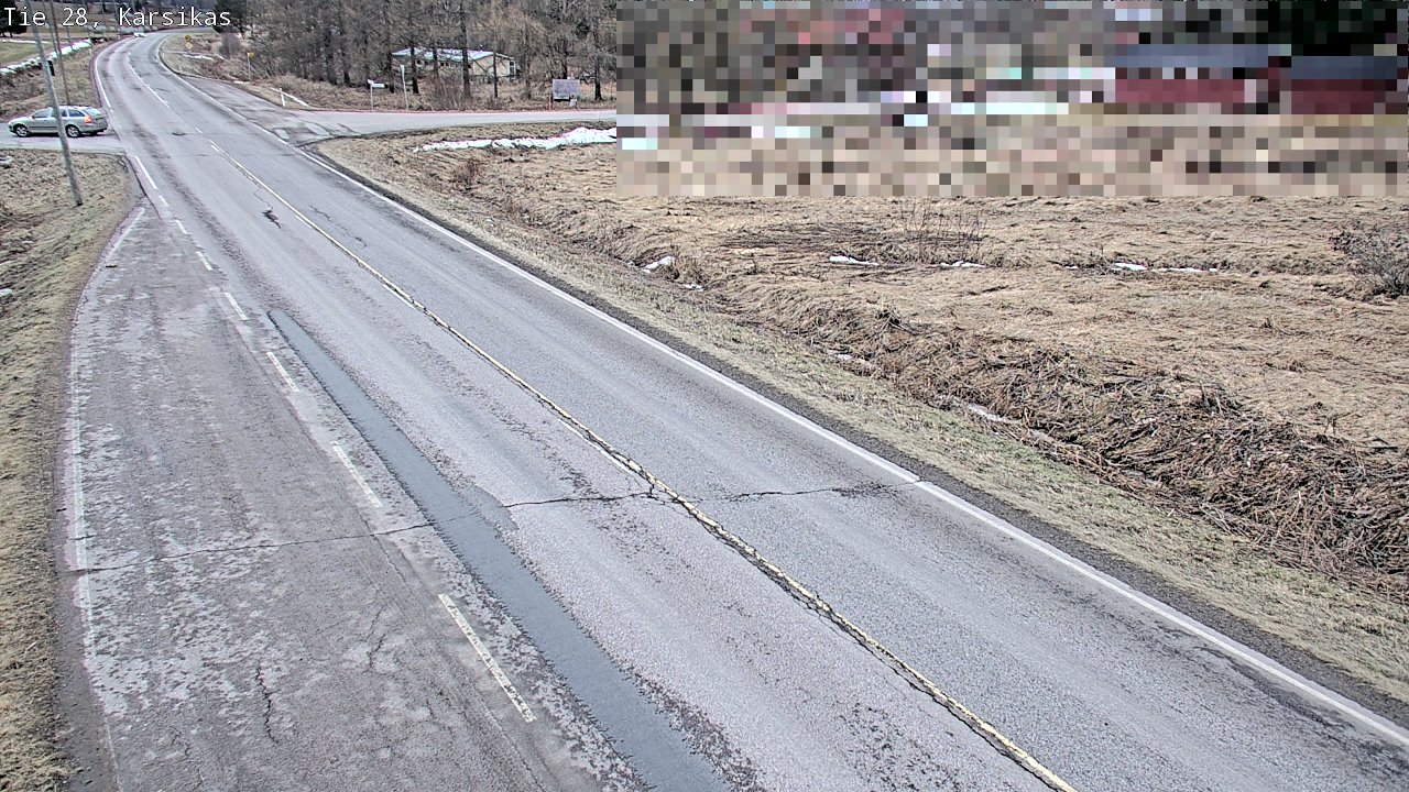 Weather Camera Image Väg 28 Haapavesi, Karsikas, Haapavesi, Pohjois-Pohjanmaa