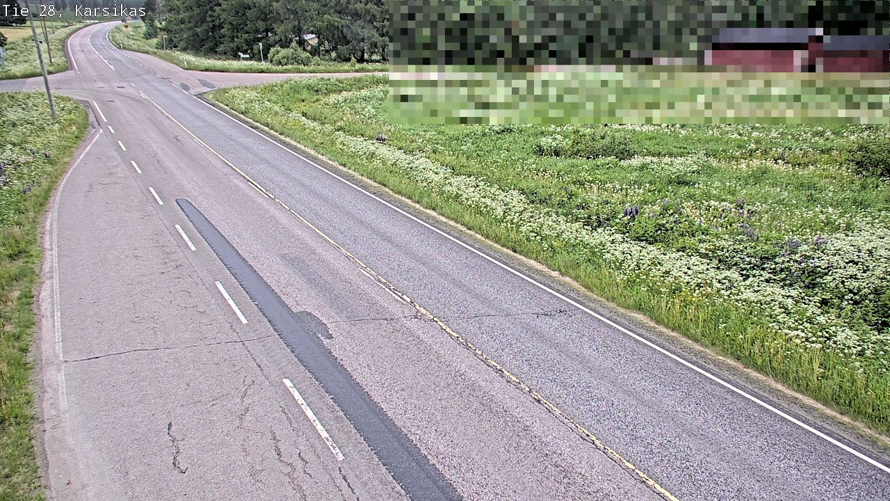 Kelikamerat Kuva Tie 28 Haapavesi, Karsikas, Haapavesi, Pohjois-Pohjanmaa