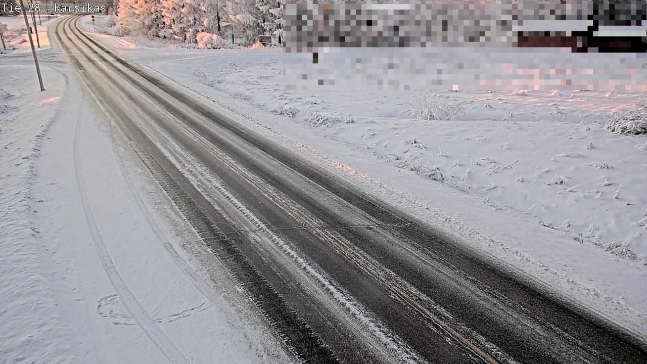 Kelikamerat Kuva Tie 28 Haapavesi, Karsikas, Haapavesi, Pohjois-Pohjanmaa
