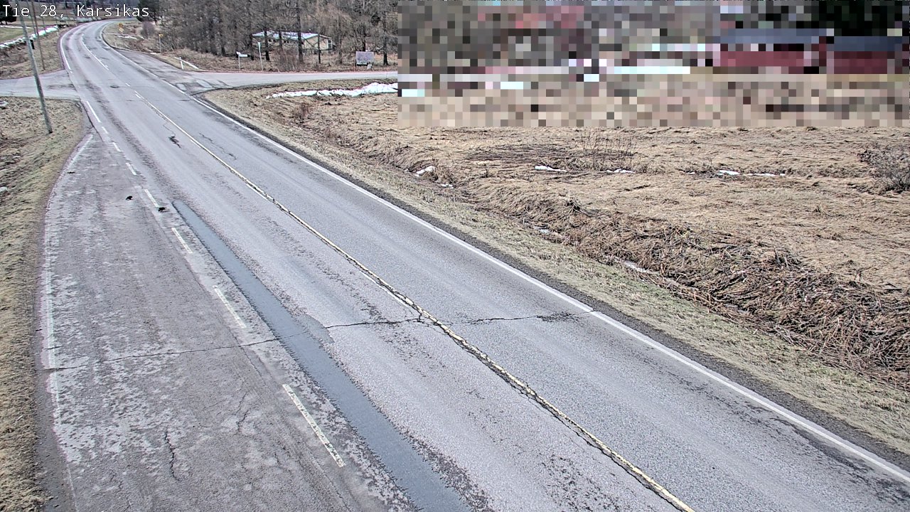 Weather Camera Image Väg 28 Haapavesi, Karsikas, Haapavesi, Pohjois-Pohjanmaa