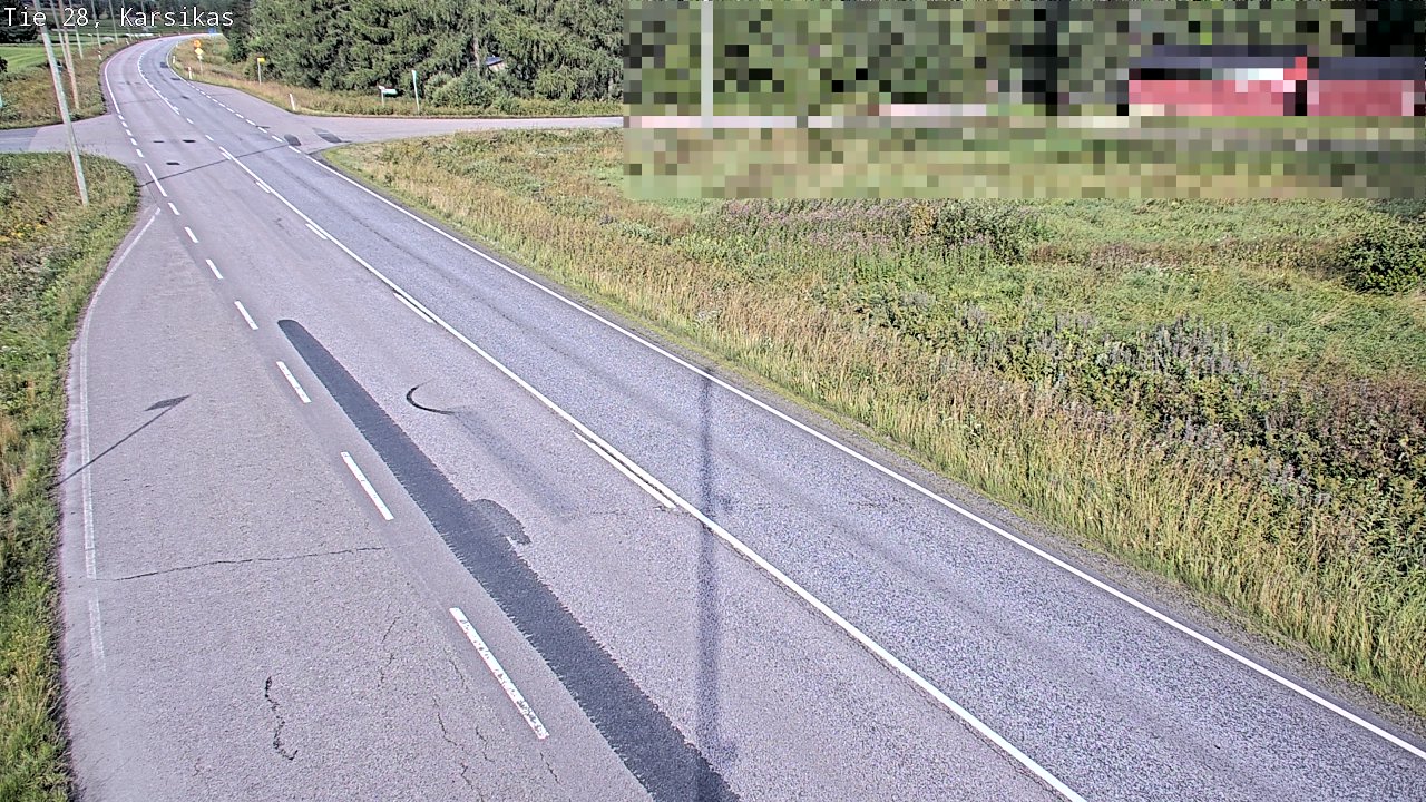 Weather Camera Image Road 28 Haapavesi, Karsikas, Haapavesi, Pohjois-Pohjanmaa
