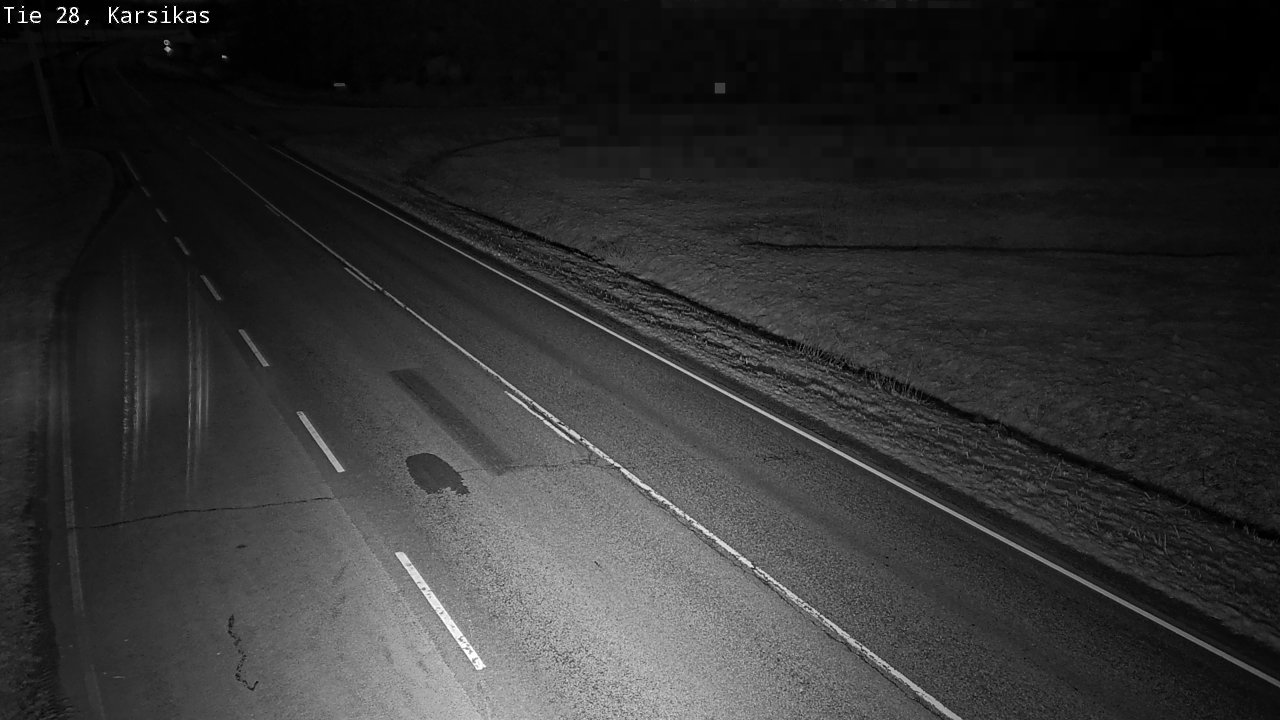 Weather Camera Image Road 28 Haapavesi, Karsikas, Haapavesi, Pohjois-Pohjanmaa