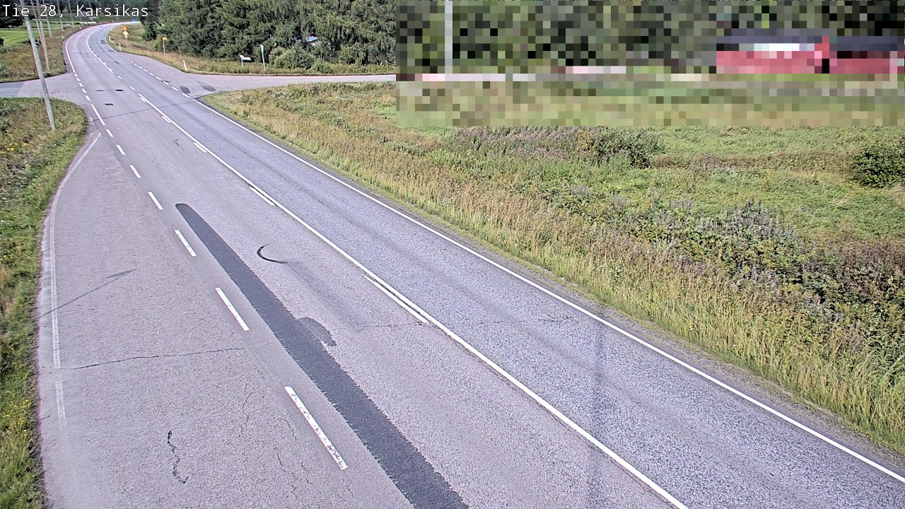 Weather Camera Image Road 28 Haapavesi, Karsikas, Haapavesi, Pohjois-Pohjanmaa