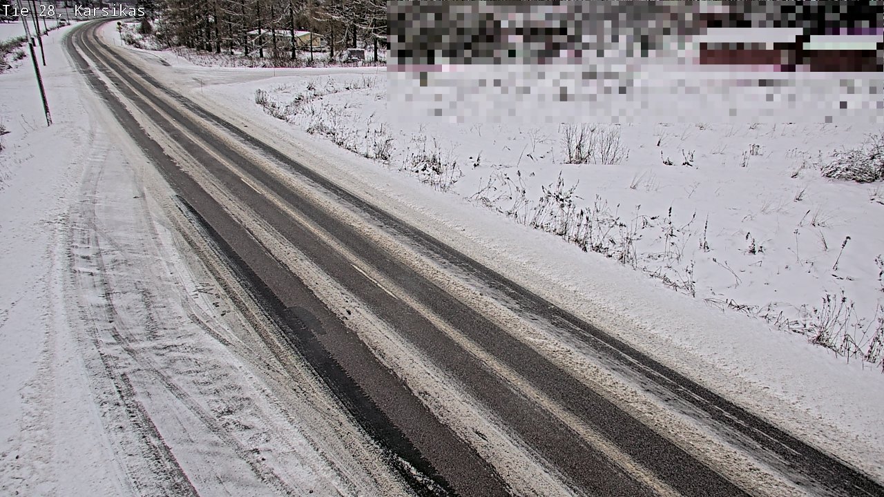 Weather Camera Image Road 28 Haapavesi, Karsikas, Haapavesi, Pohjois-Pohjanmaa