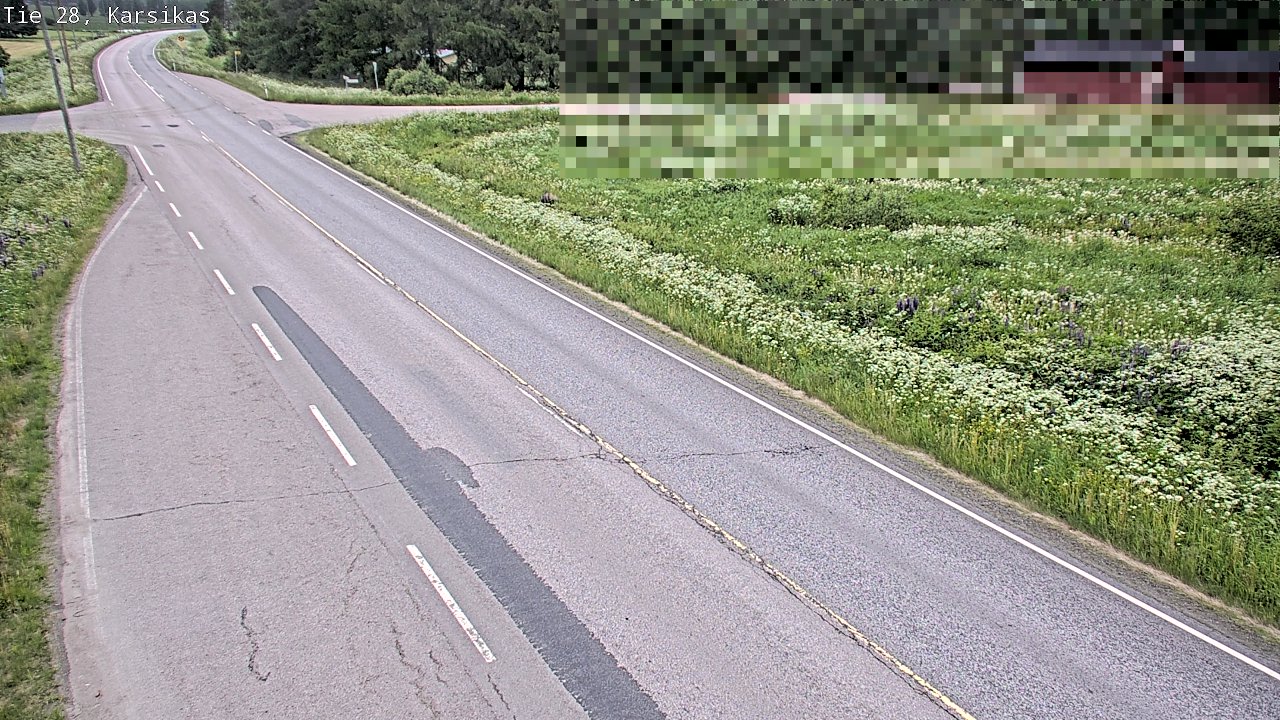 Kelikamerat Kuva Tie 28 Haapavesi, Karsikas, Haapavesi, Pohjois-Pohjanmaa