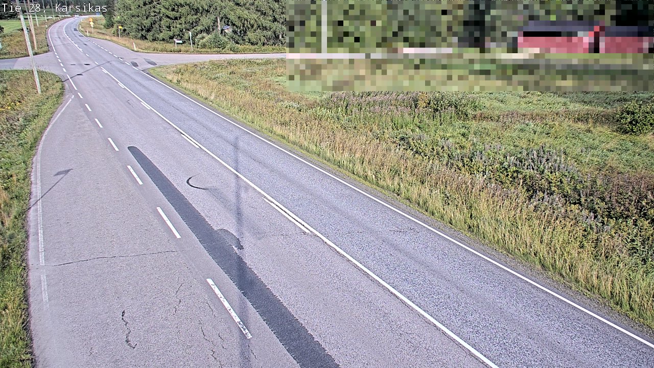 Weather Camera Image Road 28 Haapavesi, Karsikas, Haapavesi, Pohjois-Pohjanmaa