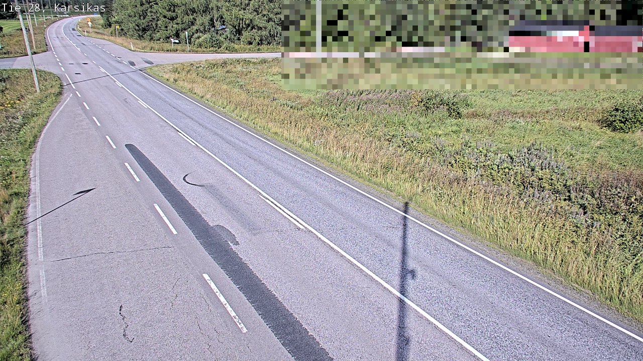 Weather Camera Image Road 28 Haapavesi, Karsikas, Haapavesi, Pohjois-Pohjanmaa