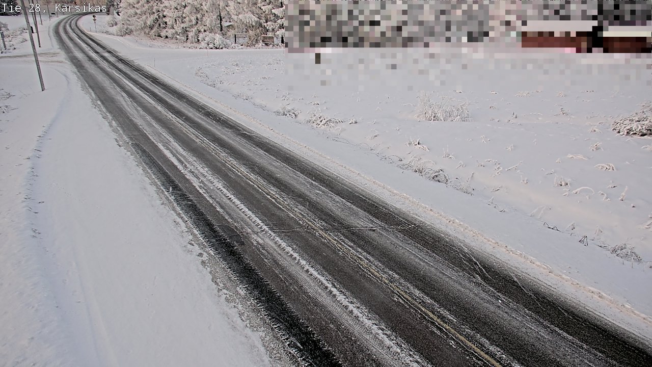 Weather Camera Image Road 28 Haapavesi, Karsikas, Haapavesi, Pohjois-Pohjanmaa