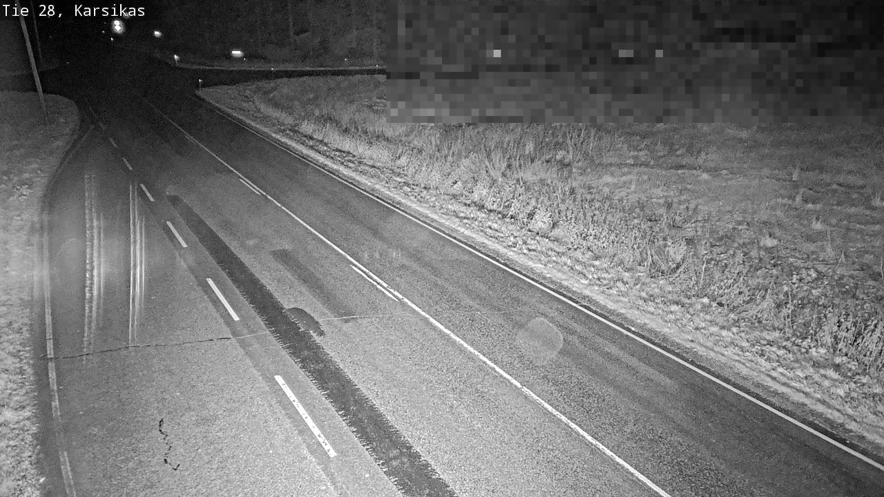Weather Camera Image Väg 28 Haapavesi, Karsikas, Haapavesi, Pohjois-Pohjanmaa