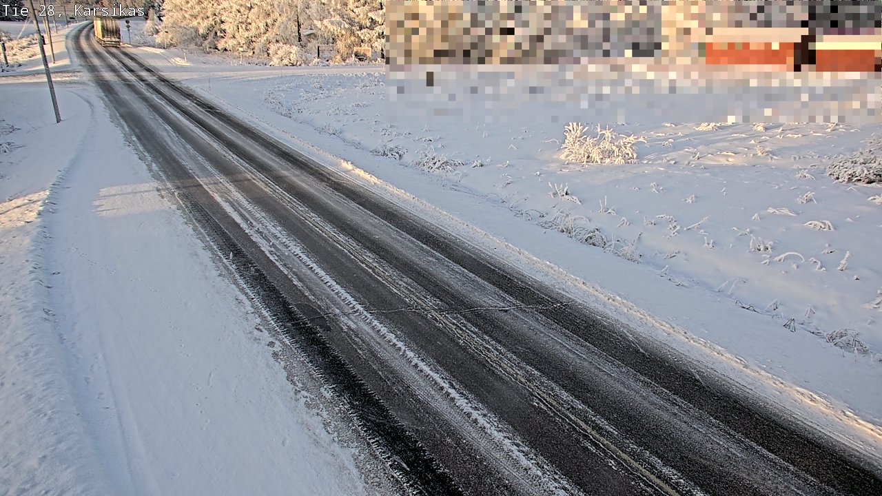 Weather Camera Image Road 28 Haapavesi, Karsikas, Haapavesi, Pohjois-Pohjanmaa