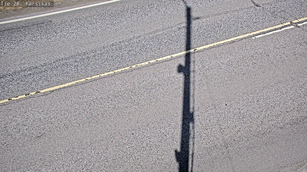 Weather Camera Image Väg 28 Haapavesi, Karsikas, Haapavesi, Pohjois-Pohjanmaa