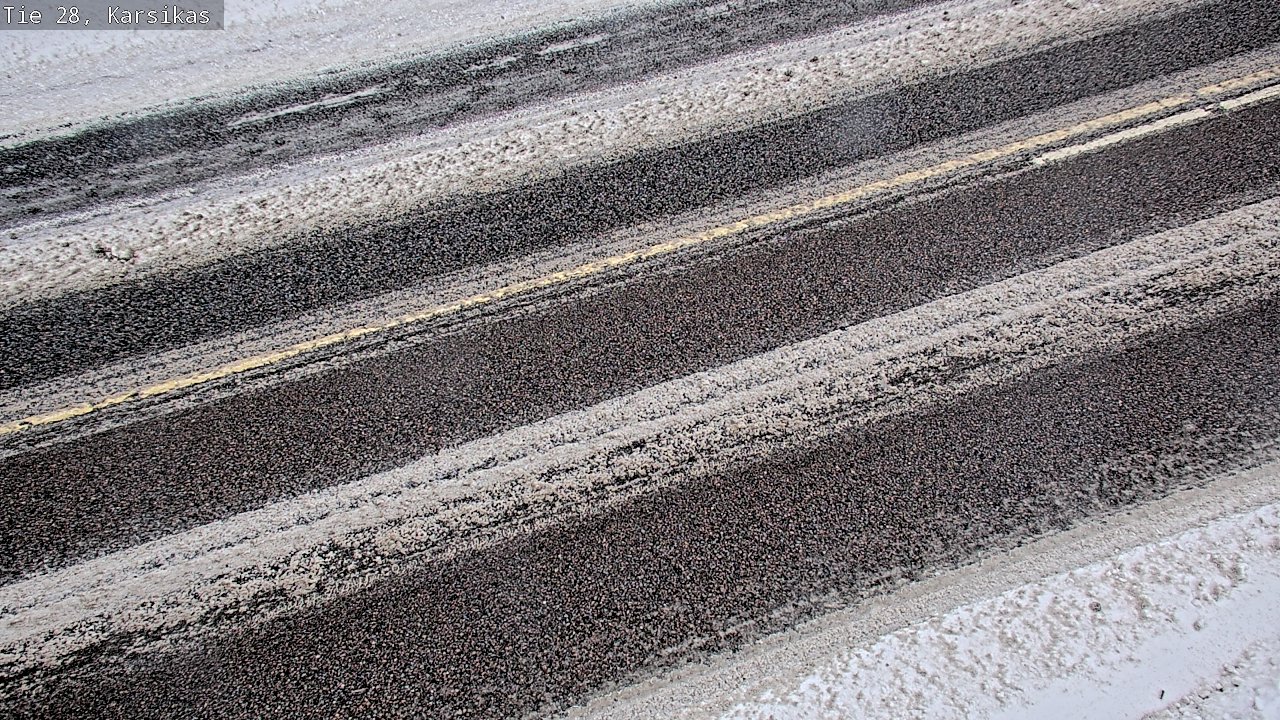 Weather Camera Image Road 28 Haapavesi, Karsikas, Haapavesi, Pohjois-Pohjanmaa