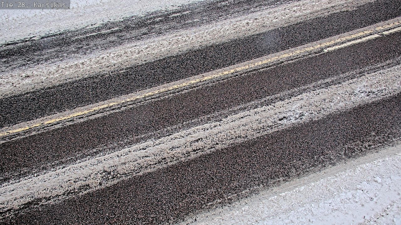 Weather Camera Image Road 28 Haapavesi, Karsikas, Haapavesi, Pohjois-Pohjanmaa