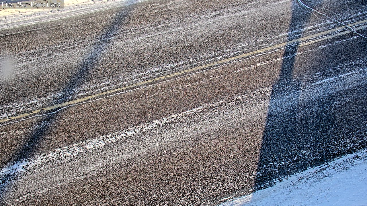 Weather Camera Image Road 28 Haapavesi, Karsikas, Haapavesi, Pohjois-Pohjanmaa