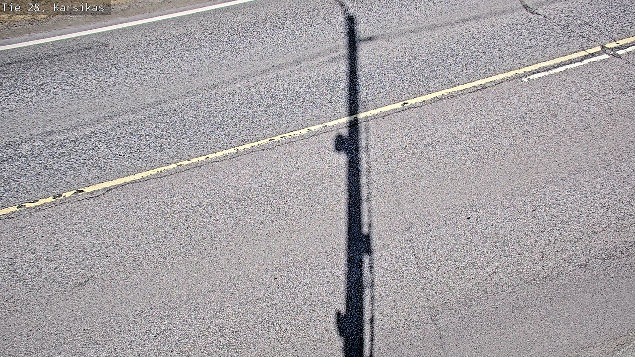 Weather Camera Image Väg 28 Haapavesi, Karsikas, Haapavesi, Pohjois-Pohjanmaa