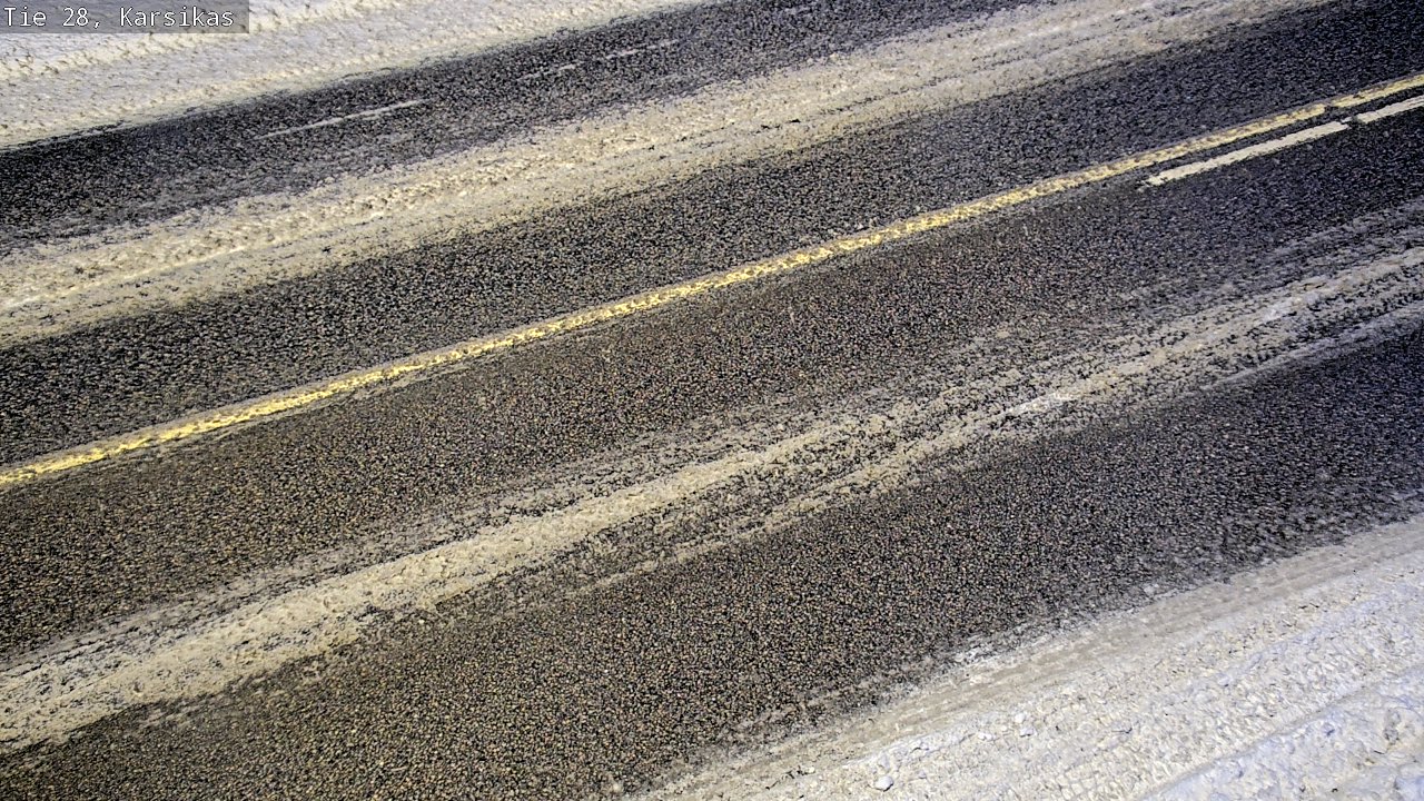 Weather Camera Image Road 28 Haapavesi, Karsikas, Haapavesi, Pohjois-Pohjanmaa