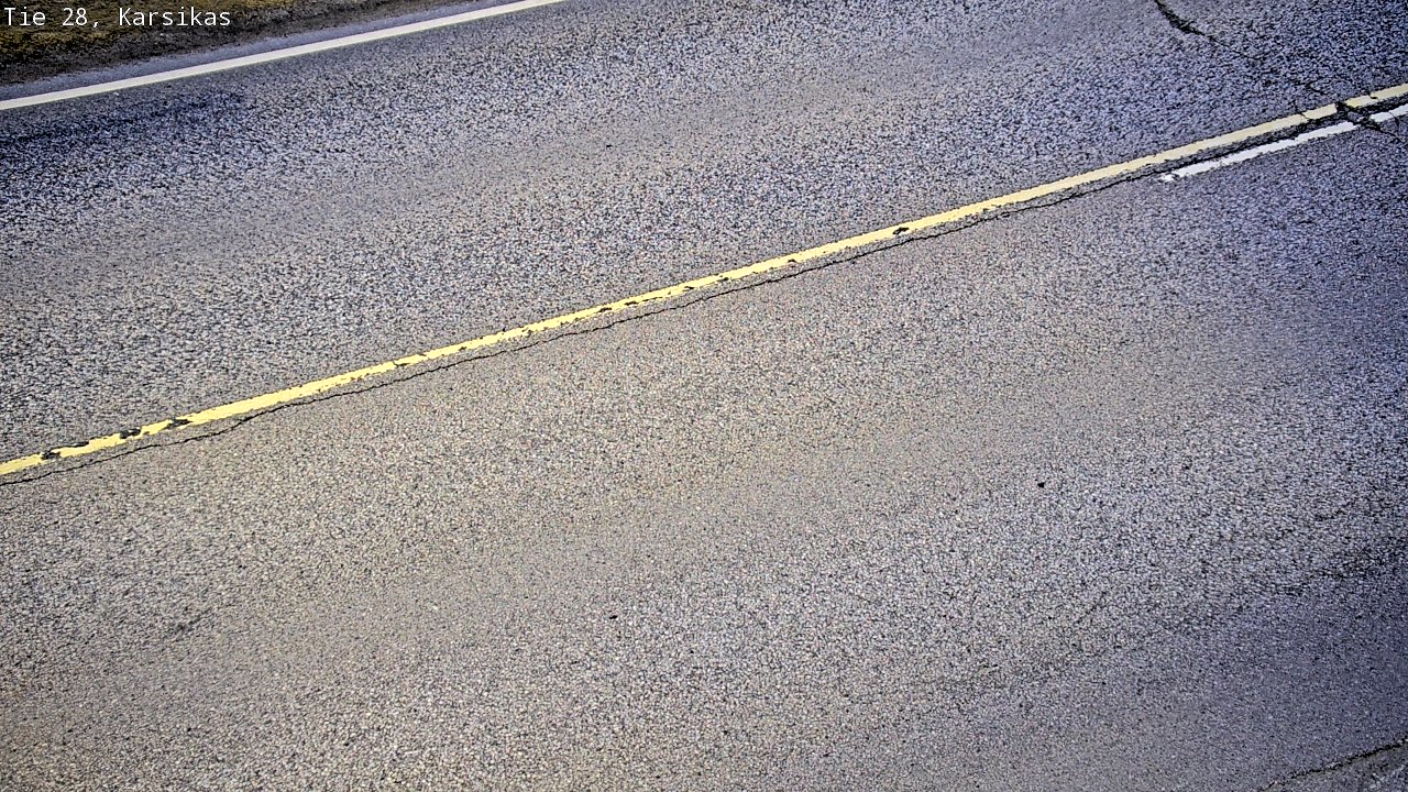 Weather Camera Image Väg 28 Haapavesi, Karsikas, Haapavesi, Pohjois-Pohjanmaa