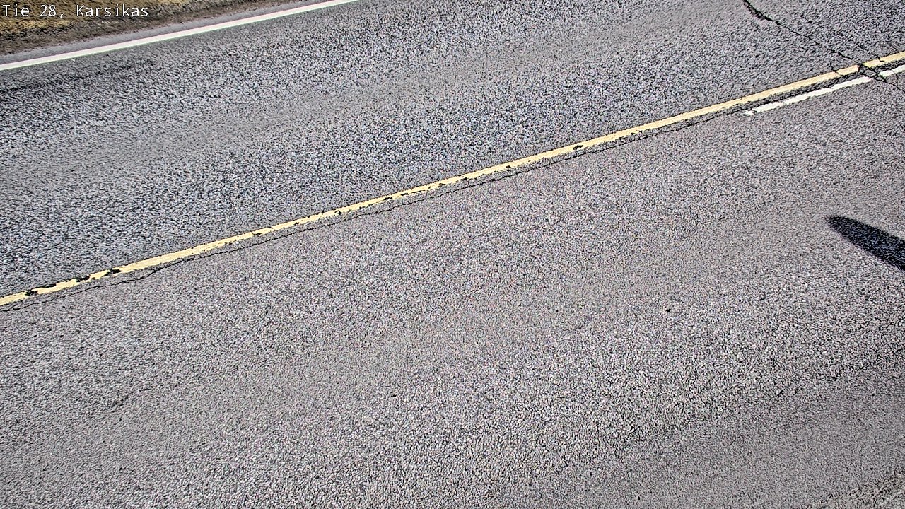 Weather Camera Image Väg 28 Haapavesi, Karsikas, Haapavesi, Pohjois-Pohjanmaa